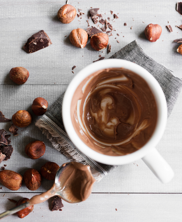Gluten-free treat with hazelnuts and chocolate