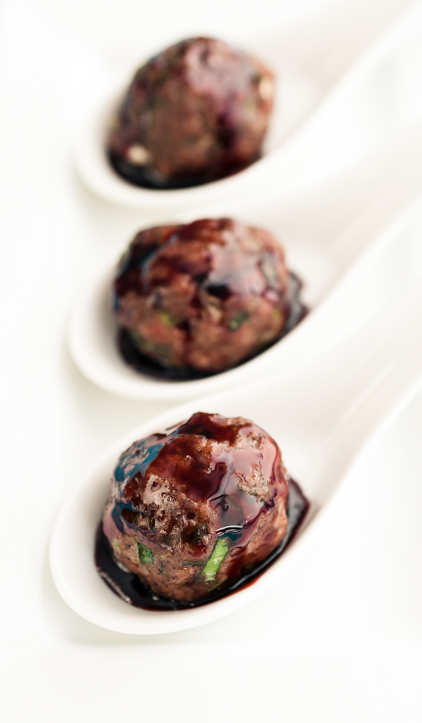 Aromatic Lamb Meatballs with Pomegranate Glaze gluten-free recipe