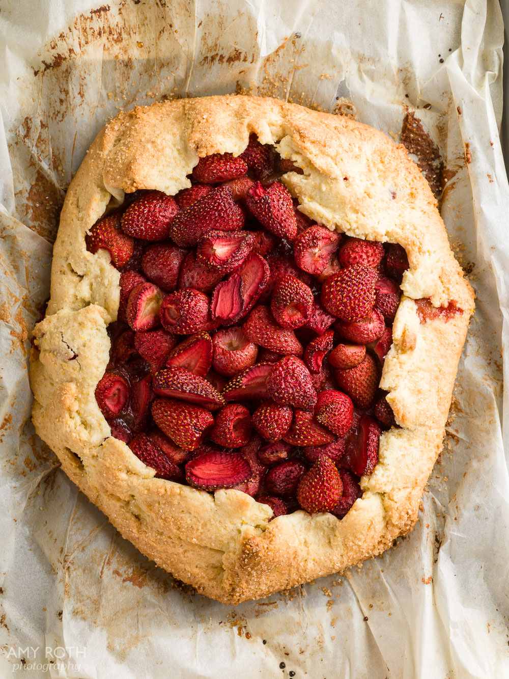 Gluten-Free Strawberry Galette at Minimally Invasive