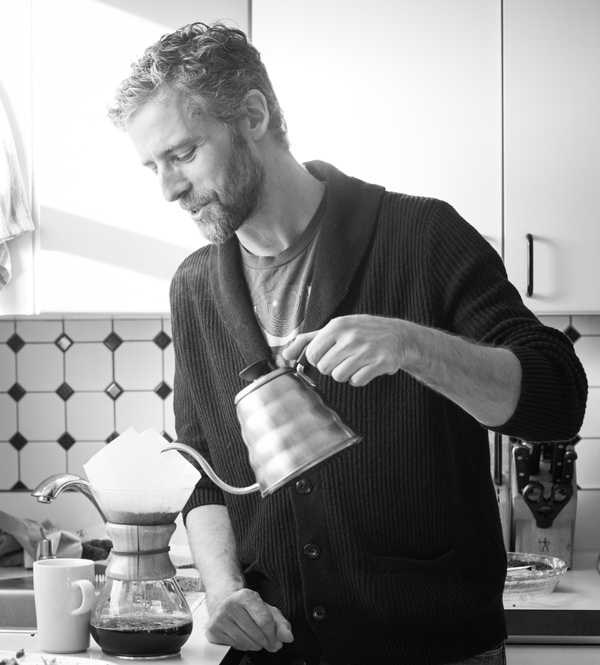 Hipster husband with Chemex An excellent pot of coffee.