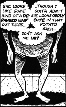 Peter Bagge's Hate: Lisa in a potato sack